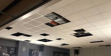 Suspended Ceiling Works Gym - During